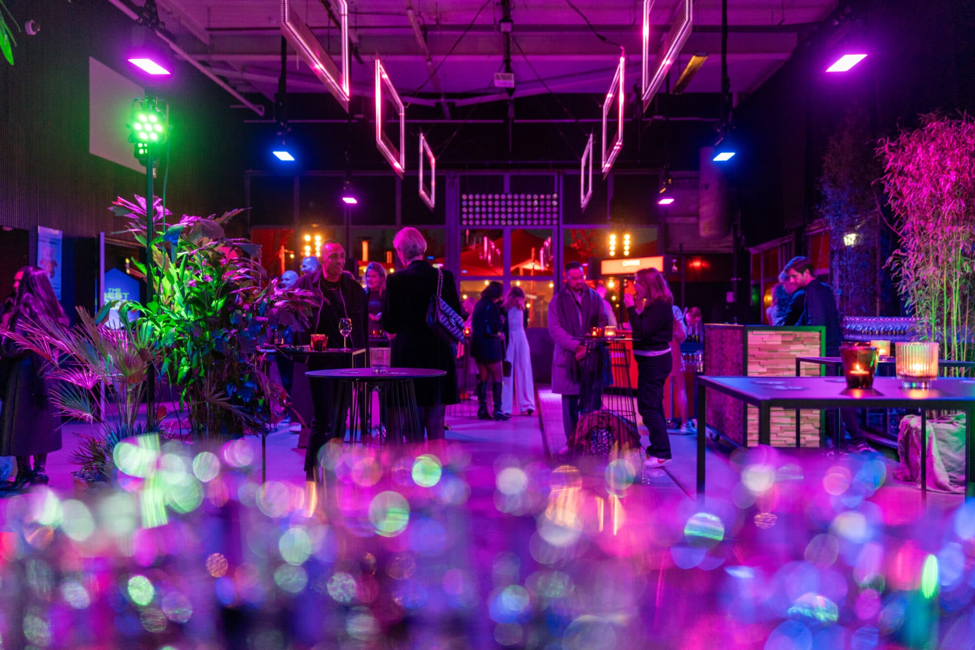 Networking reception in The Pit at LIEF Amsterdam